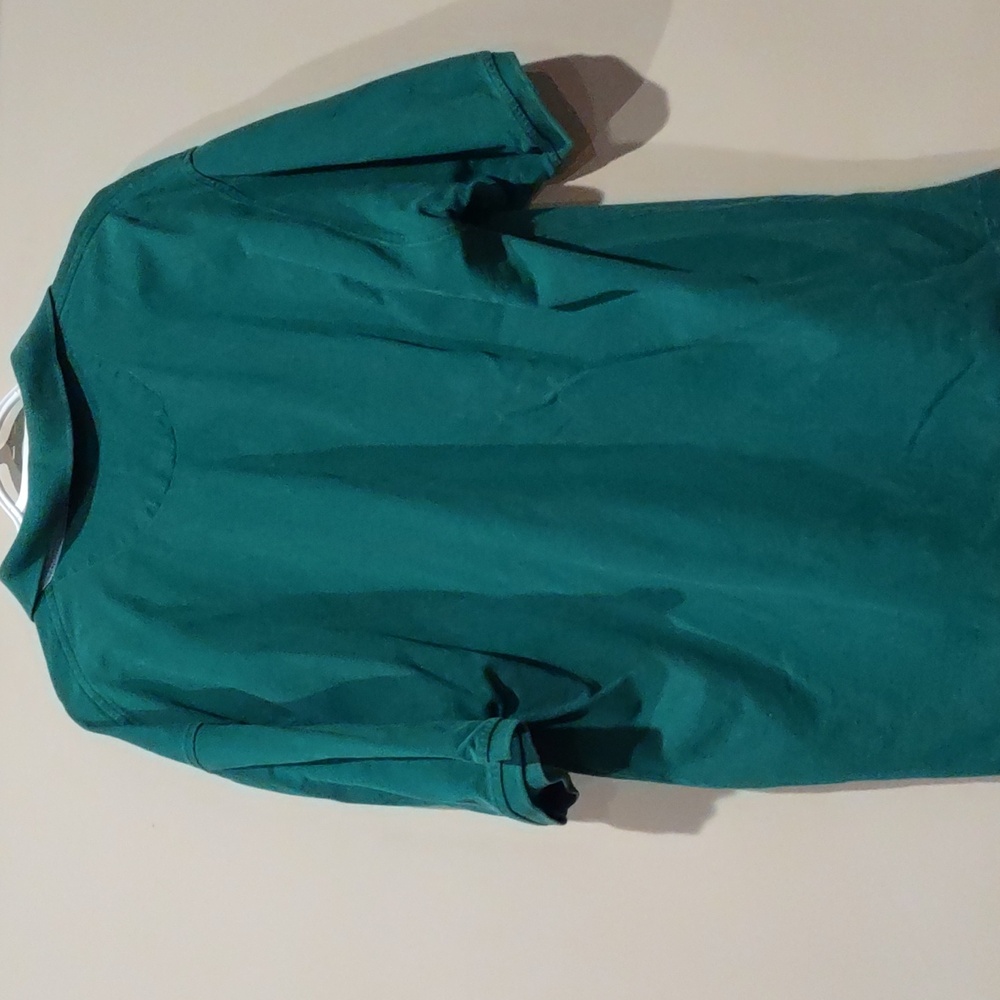 Green short sleeve bugle boy shirt, men's, large - Picture 8 of 8